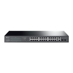 TP-Link TLSG1428PE JetStream Omada SDN smart switch • 24 Gigabit PoE+ ja 2 Gigabit Combo pesa 250W TP-Link TLSG1428PE JetStream Omada SDN smart switch • 24 Gigabit PoE+ ja 2 Gigabit Combo pesa 250W