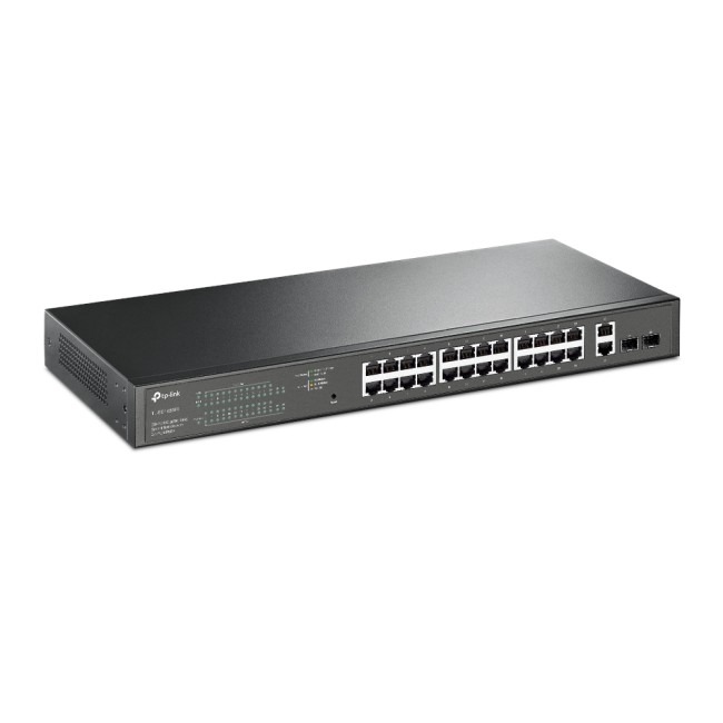 TP-Link TLSG1428PE JetStream Omada SDN smart switch • 24 Gigabit PoE+ ja 2 Gigabit Combo pesa 250W