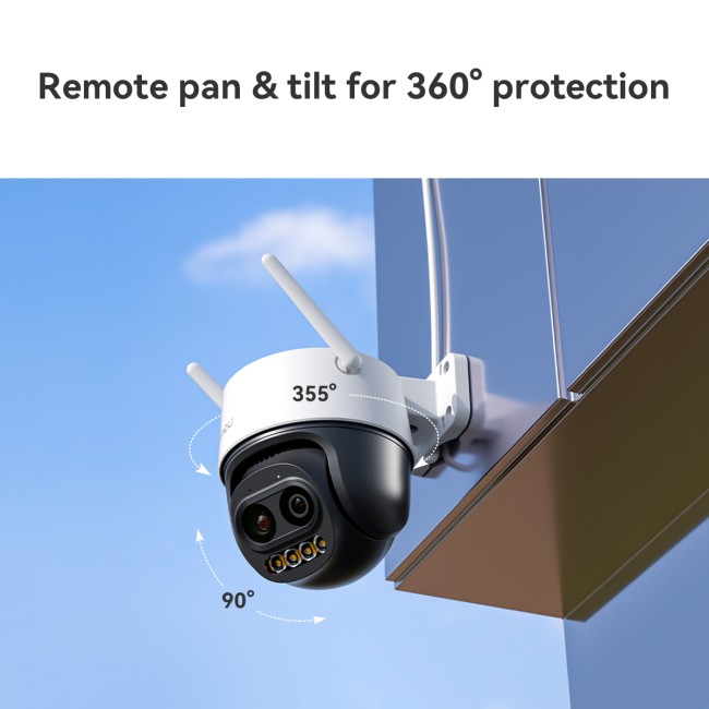 Imou Cruiser Z 5MP juhitav Wi-Fi IP kaamera • hübriidsuum 12x 2.8+12mm(95-24°) mikrofon kõlar IR56m IPC-S7DP-5M0WEZ