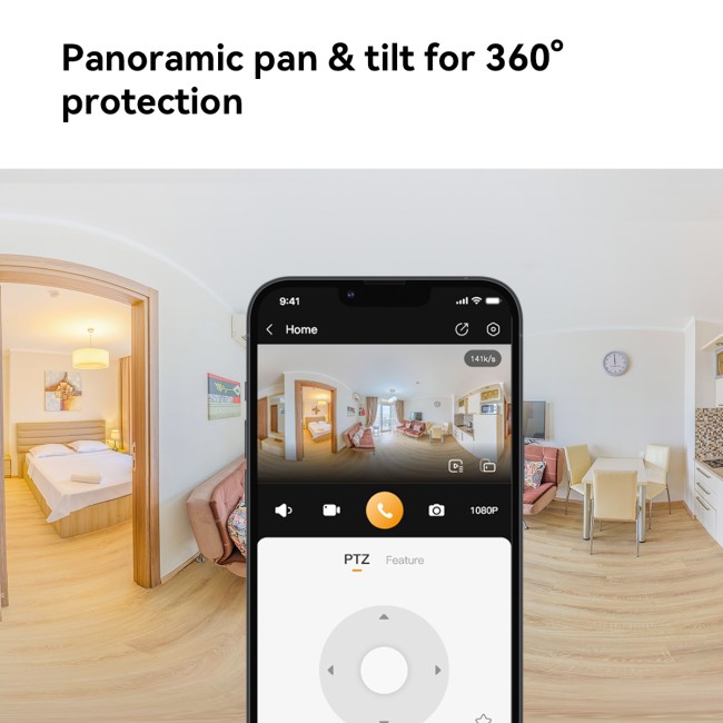 Imou Rex VT Pro 5MP Wi-Fi IP PT akukaamera • mikrofon+kõlar fix 3.6mm (87°) IR20m mSD 5V Autotrack Imou Rex VT Pro 5MP Wi-Fi IP PT akukaamera • mikrofon+kõlar fix 3.6mm (87°) IR20m mSD 5V Autotrack