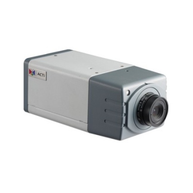 ACTi IP DN 4.2mm lens boxkaamera 1MP, 720p/30fps, B-WDR, H.264, PoE E21F-4.2