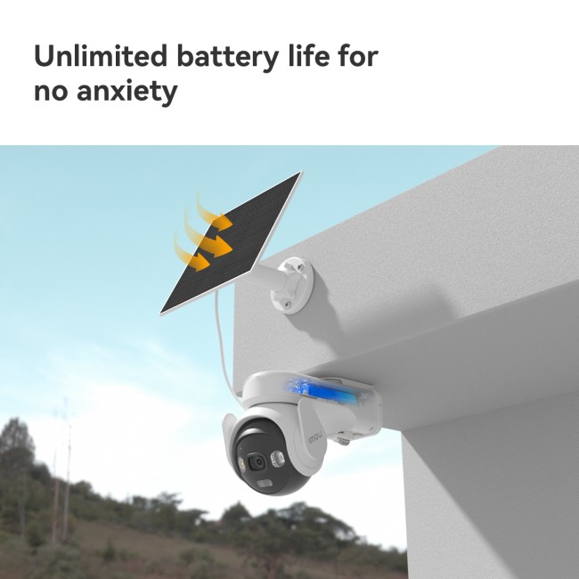 Imou AOV PT 5MP + FSP14 solar akuga juhitav 4G+Wi-Fi IP kaamera • USB-C 0-330°/0-90° IPC-B7ED-5M1TEA-EU/FSP14