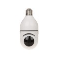 Miniatuurne IP Wi-Fi PT pöördkaamera Tuya Smart äpiga ühendamiseks • 3.6mm (70°) 230V E27 mSD APTI-W28S2-TUYA