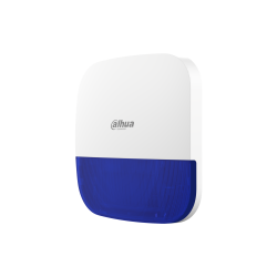 Dahua ARA13-W2(868) juhtmevaba valvesüsteemi välisireen • 110dB sinine vilkur temp andur 868MHz
