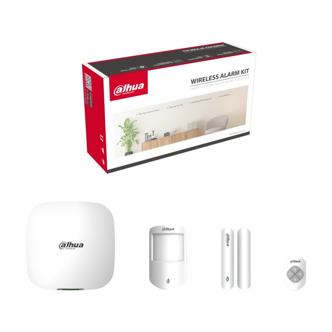 Dahua ART-ARC3000H-03-FW2(868) juhtmevaba valvesüsteemi komplekt • HUB PIR uksekontakt pult 868MHz ART-ARC3000H-03-FW2(868)