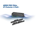 Ülepinge kaitse Ethernet ja PoE+ • 4 kanalit • AXON PRO Video IP Protector 4 PoE+