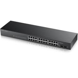 ZyXEL GS1900-24-EU0102F manageeritav switch • 24*GbE RJ-45 + 2*SFP Uplink porti • müravaba jahutus ZyXEL GS1900-24-EU0102F manageeritav switch • 24*GbE RJ-45 + 2*SFP Uplink porti • müravaba jahutus