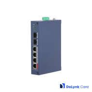 Dahua CHS4206-4ET-90 tööstuslik (Hardened) manageeritav switch • 4*100Mbps PoE + 2*Gbps SFP • 90W Dahua CHS4206-4ET-90 tööstuslik (Hardened) manageeritav switch • 4*100Mbps PoE + 2*Gbps SFP • 90W