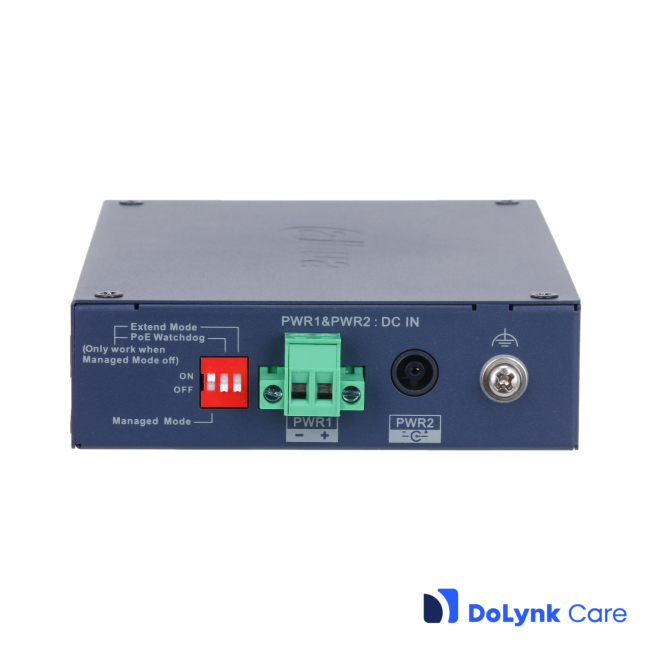 Dahua CHS4206-4ET-90 tööstuslik (Hardened) manageeritav switch • 4*100Mbps PoE + 2*Gbps SFP • 90W CHS4206-4ET-90