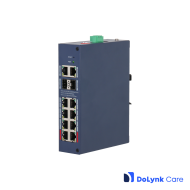 Dahua CHS4212-8GT-110 tööstuslik (Hardened) manageeritav switch • 10*Gbps (8 PoE 110W) + 2*Gbps SFP Dahua CHS4212-8GT-110 tööstuslik (Hardened) manageeritav switch • 10*Gbps (8 PoE 110W) + 2*Gbps SFP