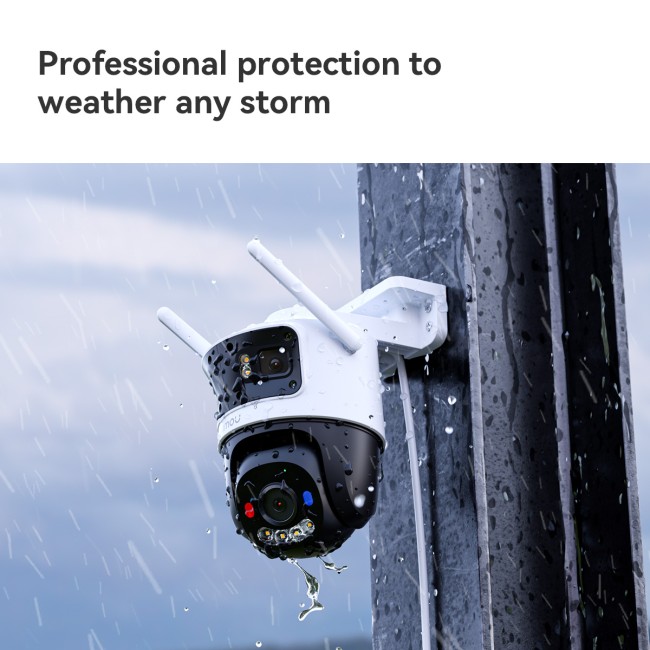 Imou Cruiser Triple kolm ühes Wi-Fi IP kaamera • 3MP+3MP fikseeritud + 5MP pöördkaamera IPC-S7UP-11M0WED