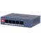 Dahua CS4005-4ET1GT-36 DoLynk Care manageeritav PoE switch 36W • 4*Mbps PoE + 1*Gbps uplink