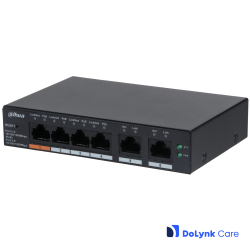 Dahua CS4006-4GT-60 DoLynk Care manageeritav switch • 4*Gbps PoE + 2*Gbps • 60W Dahua CS4006-4GT-60 DoLynk Care manageeritav switch • 4*Gbps PoE + 2*Gbps • 60W