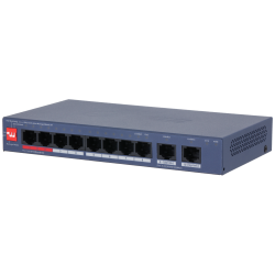 Dahua CS4010-8ET2GT-110 DoLynk Care manageeritav PoE switch 110W • 8*10/100Mbps PoE + 2*Gbps uplink
