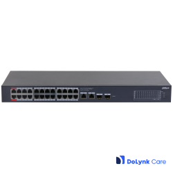 Dahua CS4228-24GT-240 DoLynk Care manageeritav switch • 24*Gbps PoE + 2*Gbps + 2*SFP • 240W Dahua CS4228-24GT-240 DoLynk Care manageeritav switch • 24*Gbps PoE + 2*Gbps + 2*SFP • 240W