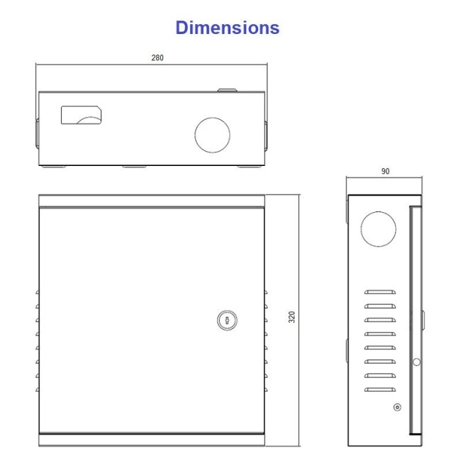 Dahua ASC1204C-D läbipääsusüsteemi nelja ukse kahesuunaline kontroller • metallkast + toiteplokk