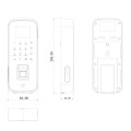 Dahua ASI1212D läbipääsusüsteemi ühe ukse standalone kontroller + kaardilugeja + sõrmejälje lugeja ASI1212D
