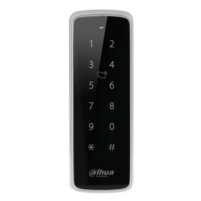 Dahua ASR1201D RFID PIN-pad kaardilugeja • 13.56MHz(Mifare) • IP65 • Wiegand34/26 • RS485 ASR1201D