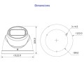 Dahua HAC-HDW2241TP-Z-A 2MP Starlight HDCVI kerakaamera • WDR IP67 IR60m mic/audio 2.7-13.5mm HAC-HDW2241T-Z-A-27135