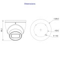 Dahua HAC-HDW2802T-A-0280B 8MP Pro seeria HDCVI kerakaamera • IP67 • IR50 • 2.8mm(110°) HAC-HDW2802T-A-0280B
