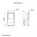 Dahua 2MP Lite seeria HDCVI PIR kaamera • pinhole 2.8mm • PIR 12m/100° • HD/SD HAC-HUM1220AP-PIR