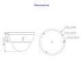 Dahua IPC-HDBW3841R-ZAS 8MP IP WizSense kuppelkaamera • IR40m 2.7–13.5mm audio alarm IPC-HDBW3841R-ZAS-27135