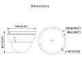 Dahua IPC-HDBW4631E-ASE 6MP IP kuppelkaamera • ePoE IVS IR30m I/O audio 2.8mm(98°) IPC-HDBW4631E-ASE-0280B
