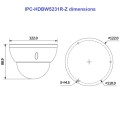 Dahua IPC-HDBW5231R-Z 2MP IP kuppelkaamera • IVS IR50m audio 2.7-12mm IPC-HDBW5231RP-Z