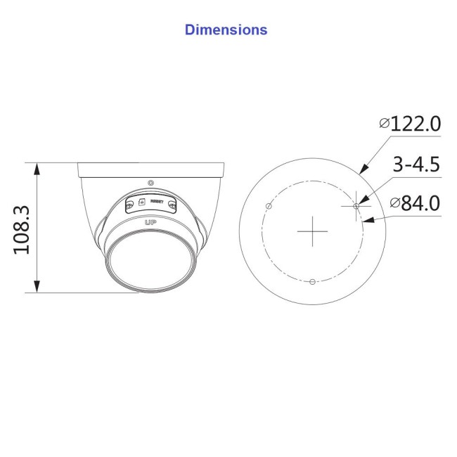 Dahua IPC-HDW2831T-ZS-27135-S2 8MP IP kerakaamera • IR40m 2.7-13.5mm Mikrofon Dahua IPC-HDW2831T-ZS-27135-S2 8MP IP kerakaamera • IR40m 2.7-13.5mm Mikrofon