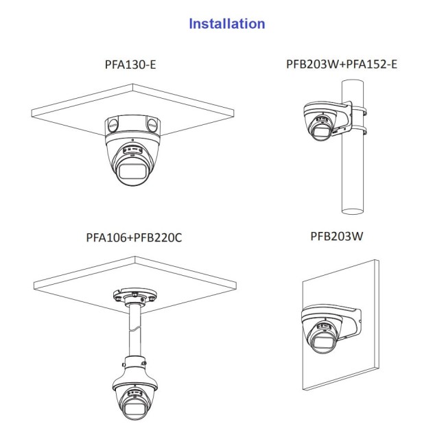 Dahua IPC-HDW2831T-ZS-27135-S2 8MP IP kerakaamera • IR40m 2.7-13.5mm Mikrofon Dahua IPC-HDW2831T-ZS-27135-S2 8MP IP kerakaamera • IR40m 2.7-13.5mm Mikrofon