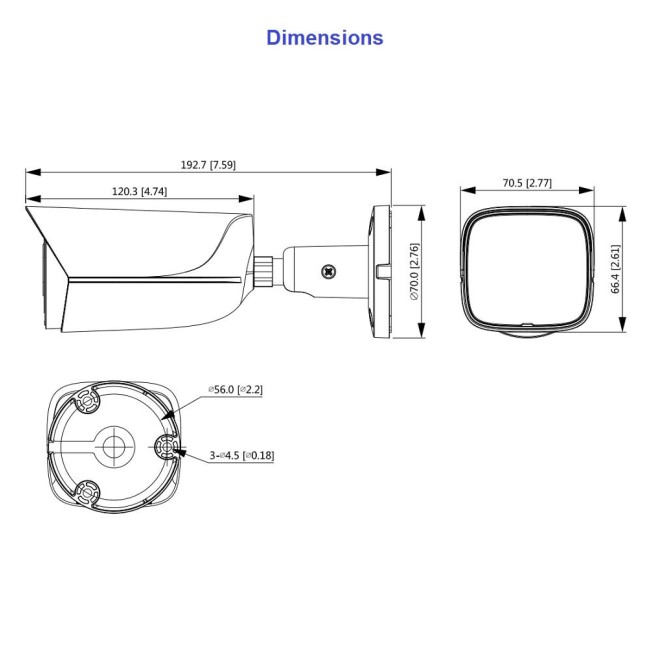 Dahua IPC-HFW3841E-SA 8MP IP torukaamera • WizSense IR30m Mic mSD 2.8mm(108°) Dahua IPC-HFW3841E-SA 8MP IP torukaamera • WizSense IR30m Mic mSD 2.8mm(108°)