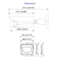 Dahua IPC-HFW5541E-ZE 5MP IP torukaamera • ePoE WDR IVS-AI IR50m I/O audio 2.7-12mm Dahua IPC-HFW5541E-ZE 5MP IP torukaamera • ePoE WDR IVS-AI IR50m I/O audio 2.7-12mm