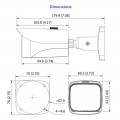 Dahua IPC-HFW5541E-SE 5MP IP torukaamera • WizMind ePoE IR50m 3.6mm(84°)