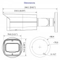 Dahua IPC-HFW5541T-ASE 5MP IP torukaamera • ePoE WDR IVS-AI IR80m I/O audio 3.6mm(84°) IPC-HFW5541T-ASE-0360B