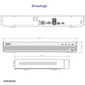 Dahua Lite seeria 8 kanaliga IP salvesti • 80Mbps • 6MP • HDMI+VGA • 2HDD • 1U metallkorpus Dahua Lite seeria 8 kanaliga IP salvesti • 80Mbps • 6MP • HDMI+VGA • 2HDD • 1U metallkorpus
