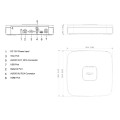 Dahua NVR4116-4KS2/L 16 kanaliga Lite seeria 4K IP salvesti • 8MP • 80Mbps • 1HDD • Plastik NVR4116-4KS2/L