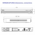 Dahua NVR4208-8P-4KS2/L 8 kanaliga 4K IP salvesti • 8MP 160/160/64Mbps 2HDD 8PoE NVR4208-8P-4KS2/L
