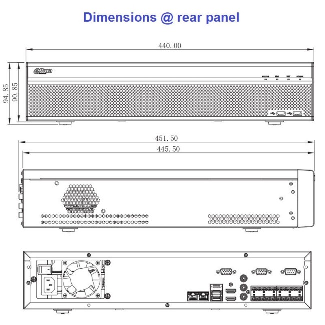 Dahua NVR5864-4KS2 Pro 4K IP salvesti • 64IN 320Mbps 12MP 2HDMI 2VGA 8HDD 2U RAID Dahua NVR5864-4KS2 Pro 4K IP salvesti • 64IN 320Mbps 12MP 2HDMI 2VGA 8HDD 2U RAID