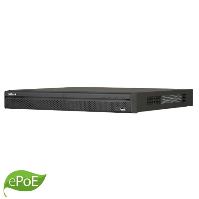 Dahua NVR5216-16P-4KS2E 16 kanaliga Pro seeria IP salvesti • 16PoE(1-8 ePoE) • 320Mbps • 2HDD • 1U NVR5216-16P-4KS2E