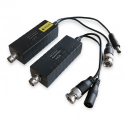 Dahua POC transceiver • toide ja video 150m üle coaxi • sisse 24-36VDC • välja 12VDC • 9W max