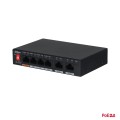 Dahua PFS3006-4ET-60-V2 mittemanageeritav switch • PoE 4*100Mbps + uplink 2*100Mbps • 60W