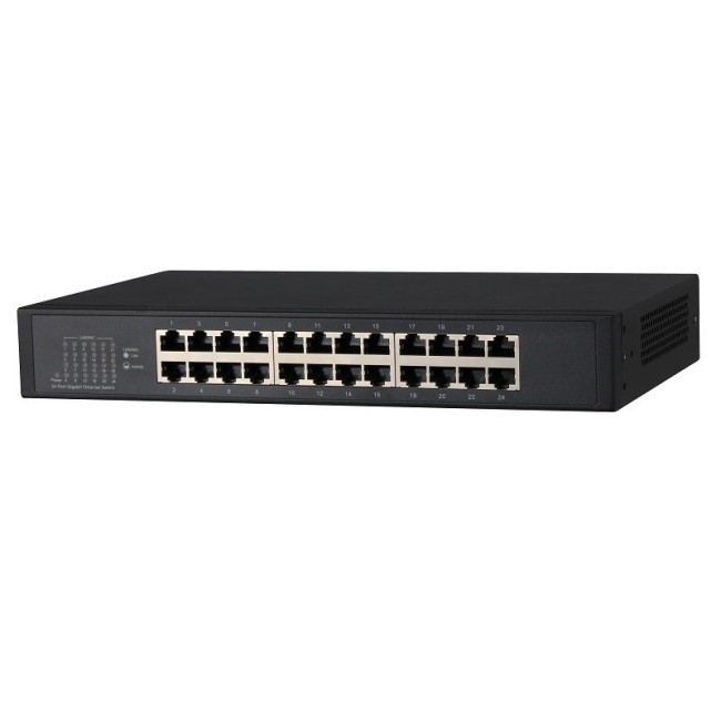 Dahua PFS3024-24GT mittemanageeritav 24 Gigabit pordiga switch • 19" rack kinnitus • 220V PFS3024-24GT