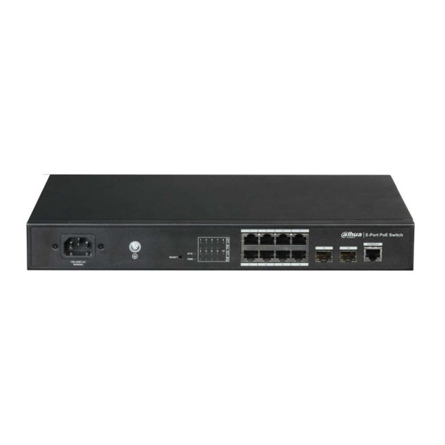 Dahua PFS4210-8GT-150 8 PoE Gigabit pordiga manageeritav switch • 8*Gbits + 2*Gbit Base-X • 150W