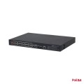 Dahua PFS4226-24ET-360-V3 manageeritav switch • PoE 24*100Mbps + 2*1000Mbps combo • 360W