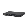 Dahua PFS4226-24GT2GF-360-V2 manageeritav switch • PoE 24*Gbps + 2*Gbps combo • 360W Dahua PFS4226-24GT2GF-360-V2 manageeritav switch • PoE 24*Gbps + 2*Gbps combo • 360W