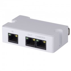 Dahua POE Extender 100m • 1*RJ45 10/100M IN • 2*RJ45 10/100M OUT PoE Mode-A Dahua POE Extender 100m • 1*RJ45 10/100M IN • 2*RJ45 10/100M OUT PoE Mode-A