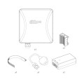 Dahua PFWB5-10ac Wi-Fi terminal 5 GHz (2x2)MIMO • IP66 • kuni 5km • 24V PoE • IEEE802.11 a/n/ac Dahua PFWB5-10ac Wi-Fi terminal 5 GHz (2x2)MIMO • IP66 • kuni 5km • 24V PoE • IEEE802.11 a/n/ac