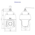 Dahua SD6AL445XA-HNR-IR 4MP IP WizMind PTZ kaamera • 45*s IR300m Auto-Tracking Wiper SD6AL445XA-HNR-IR