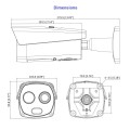 Dahua TPC-BF2221-TB7F8 hübriid termokaamera • 256x192/2MP • 7mm/8mm • Firedet • mSD • audio TPC-BF2221-TB7F8