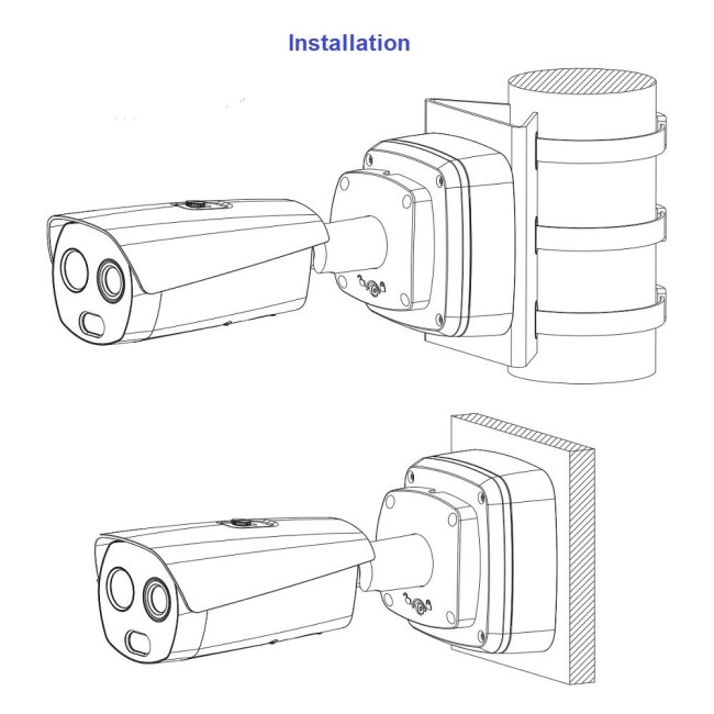 Dahua TPC-BF2221-TB7F8 hübriid termokaamera • 256x192/2MP • 7mm/8mm • Firedet • mSD • audio TPC-BF2221-TB7F8